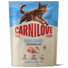 CARNILOVE CAT TRUE FRESH Adult Sterilised Fish and Turkey