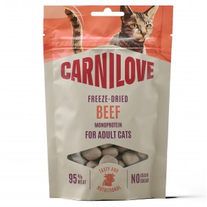CARNILOVE CAT Freeze Dried Beef 40g