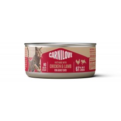 CARNILOVE CAT Adult Chicken and Lamb 100g (puszka)