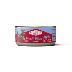CARNILOVE CAT Kitten Turkey and Salmon 100g (puszka)