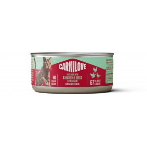 CARNILOVE CAT Adult Chicken, Duck and Pheasant 100g (puszka)