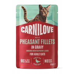 CARNILOVE CAT Adult Pheasant in gravy 85g (saszetka)