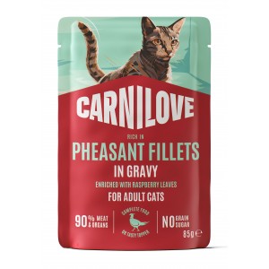 CARNILOVE CAT Adult Pheasant in gravy 85g (saszetka)