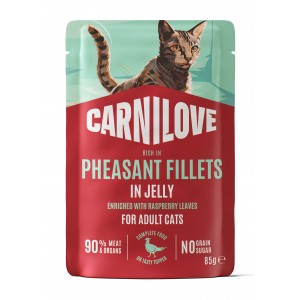 CARNILOVE CAT Adult Pheasant in jelly 85g (saszetka)