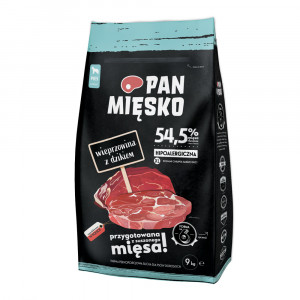 PAN MIĘSKO Wieprzowina z dzikiem - rozmiar chrupek: XL (bardzo duże)