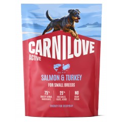 CARNILOVE ACTIVE DOG Adult Small Salmon and Turkey