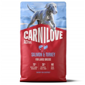 CARNILOVE ACTIVE DOG Adult Large Salmon and Turkey