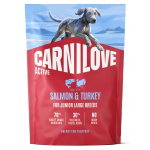 CARNILOVE ACTIVE DOG Junior Large Salmon and Turkey