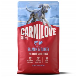 CARNILOVE ACTIVE DOG Junior Large Salmon and Turkey