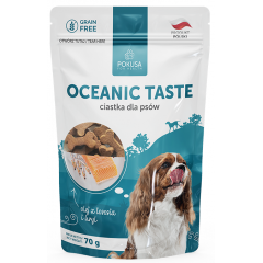 POKUSA Fun and Mniam ciastka dla psów Oceanic Taste 70g PROMO Krótki termin