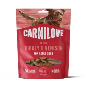 CARNILOVE DOG Jerky Turkey with Venison 100g