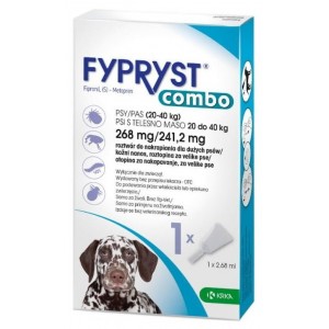 KRKA Fypryst Combo 20 - 40 kg (10 pipet)