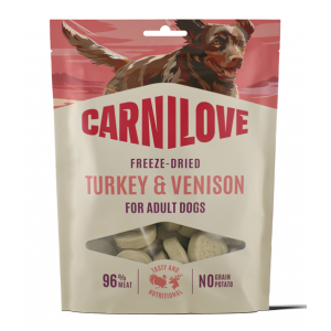 CARNILOVE DOG Freeze Dried Turkey and Venison 60g