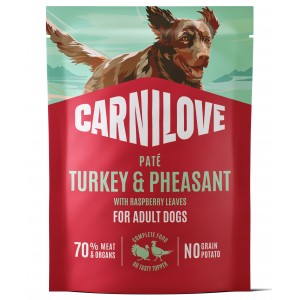 CARNILOVE DOG Adult Turkey and Pheasant 300g (saszetka)