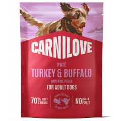 CARNILOVE DOG Adult Turkey and Buffalo 300g (saszetka)