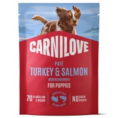CARNILOVE DOG Puppy Turkey and Salmon 300g (saszetka)