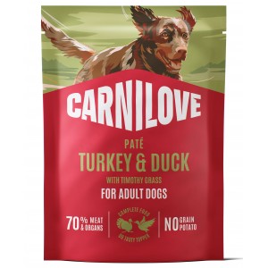 CARNILOVE DOG Adult Turkey and Duck 300g (saszetka)