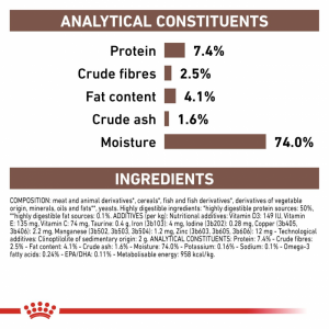 ROYAL CANIN Veterinary Dog Gastrointestinal High Fibre Loaf pasztet 200g