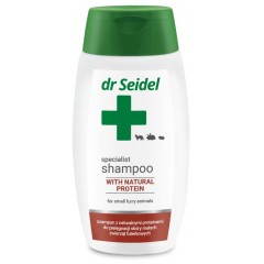 DR SEIDEL Szampon proteinowy dla małych zwierząt futerkowych 220ml