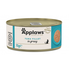 APPLAWS Cat filet z tuńczyka w puszce w sosie dla kota 70g