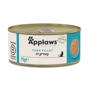 APPLAWS Cat filet z tuńczyka w puszce w sosie dla kota 70g