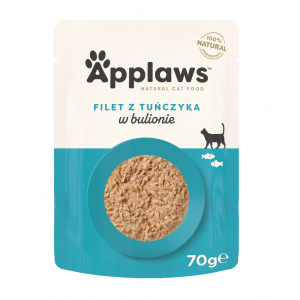 APPLAWS Cat filet z tuńczyka w saszetce w bulionie dla kota 70g