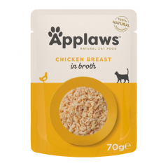 APPLAWS Cat pierś z kurczaka w saszetce w bulionie dla kota 70g