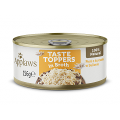 APPLAWS Dog Taste Toppers kurczak w bulionie w puszce dla psa 156g
