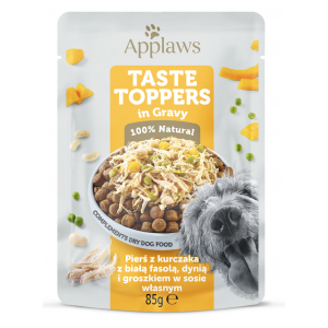 APPLAWS Dog Taste Toppers kurczak z warzywami w sosie w saszetce dla psa 85g