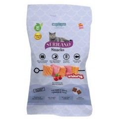SERRANO Snack kot Urinary Łosoś tuńczyk 50g PROMO Krótki termin