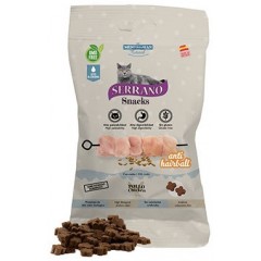 SERRANO Snack kot - anti hairball kurczak 50g