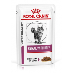 ROYAL CANIN Veterinary Cat Renal Beef Gravy sos 85g