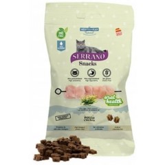 SERRANO Snack kot Oral Care Kurczak 50g PROMO Krótki termin
