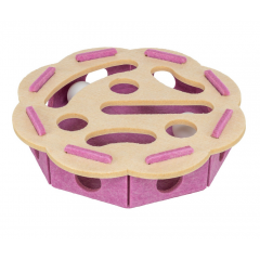 TRIXIE WholenRoll zabawka dla kota 30×7,5cm - purpurowa