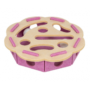 TRIXIE WholenRoll zabawka dla kota 30×7,5cm - purpurowa