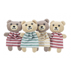 TRIXIE Miś zabawka dla kota z kocimiętką - 12cm