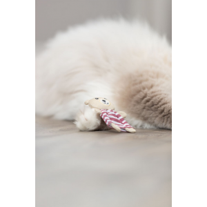 TRIXIE Miś zabawka dla kota z kocimiętką - 12cm