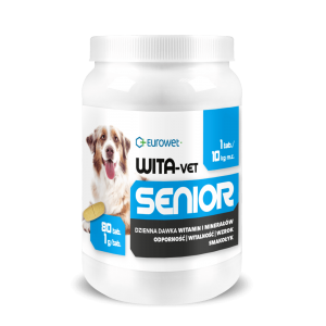 EUROWET Wita-Vet Senior - pies 80 tabl.