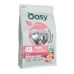 OASY Monoprotein Adult M/L - Wieprzowina 10kg