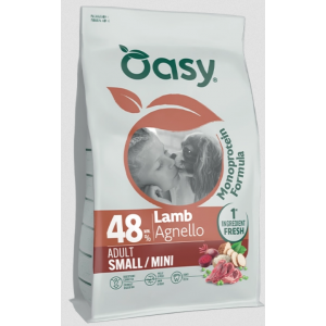 OASY Monoprotein Adult S/Mini Jagnię 2kg