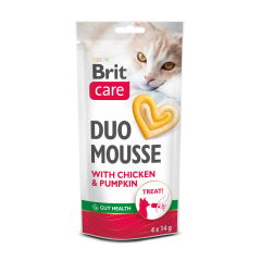 BRIT CARE Cat Creamy Duo Mousse Chicken and Pumpkin 4x14g