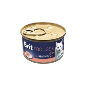 BRIT PREMIUM Cat Can with Salmon 85g