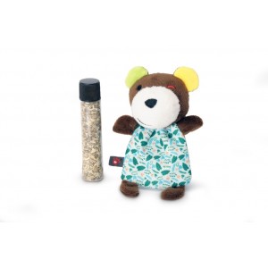 CAMON Cat Toy - play meow poliestrowe zwierzątka miś/owca szelest + kocimiętka