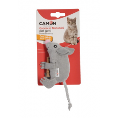 CAMON Cat Toy - poliester i matatabi mysz z kocimiętką 10cm