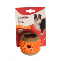CAMON Dog Toy - Cylinder z TPR z kolcami na przysmaki 8cm
