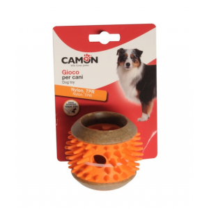 CAMON Dog Toy - Cylinder z TPR z kolcami na przysmaki 8cm