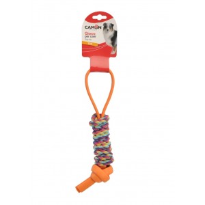 CAMON Dog Toy - TPR z liną i rączką