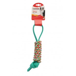 CAMON Dog Toy - TPR z liną i rączką