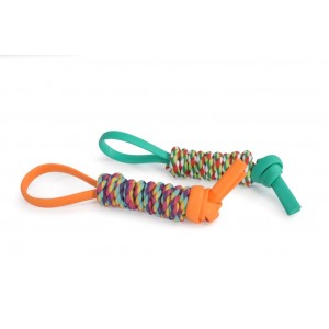 CAMON Dog Toy - TPR z liną i rączką