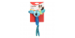 CAMON Dog Toy - z TPR i piszczałką 15cm 3 rodzaje